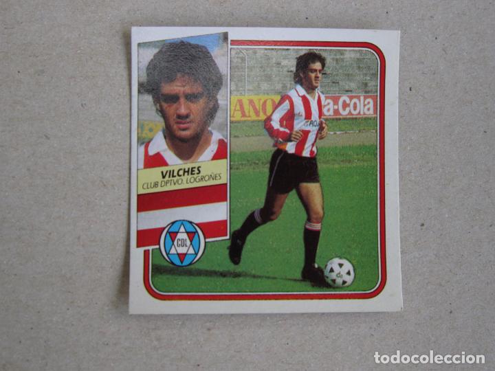 Cromos de f&uacute;tbol: ESTE 89 90 VILCHES LOGRO&Ntilde;ES D 1989 1990 - Foto 1