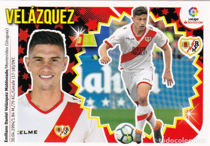 Cromos de f&uacute;tbol: ESTE 2018-19 VEL&Aacute;ZQUEZ  N&ordm; 6  2&ordf; EDICI&Oacute;N - NUEVO DE SOBRE (2)