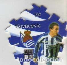 Cromos de f&uacute;tbol: GREFUSA 2004-2005 REAL SOCIEDAD--KOVACEVIC N&ordm;190