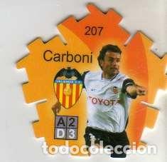 Cromos de f&uacute;tbol: GREFUSA 2004-2005 VALENCIA--CARBONI N&ordm; 207