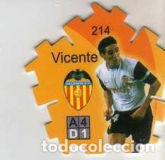 Cromos de f&uacute;tbol: GREFUSA 2004-2005 VALENCIA--VICENTE N&ordm; 214