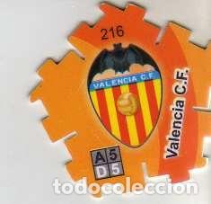 Cromos de f&uacute;tbol: GREFUSA 2004-2005 VALENCIA--ESCUDO N&ordm; 216