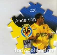 Cromos de f&uacute;tbol: GREFUSA 2004-2005 VILLARREAL--ANDERSON N&ordm; 226