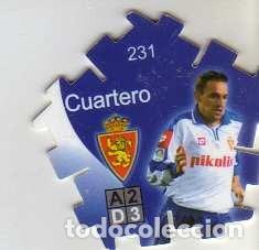 Cromos de f&uacute;tbol: GREFUSA 2004-2005 ZARAGOZA--CUARTERO N&ordm; 231