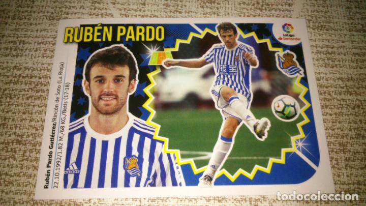 Cartes &agrave; collectionner de Football: LIGA ESTE 2018 2019 18 19 COLOCA N&ordm;9B 9 B RUBEN PARDO REAL SOCIEDAD ( 4&ordf; EDICION ) PANINI NUEVOS