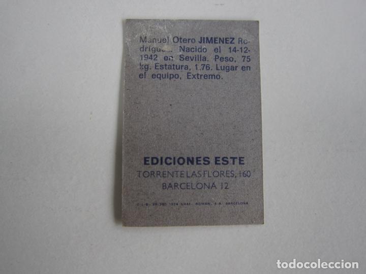 Cromos de f&uacute;tbol: ESTE 74 75 JIMENEZ CELTA D 1974 1975 - Foto 2