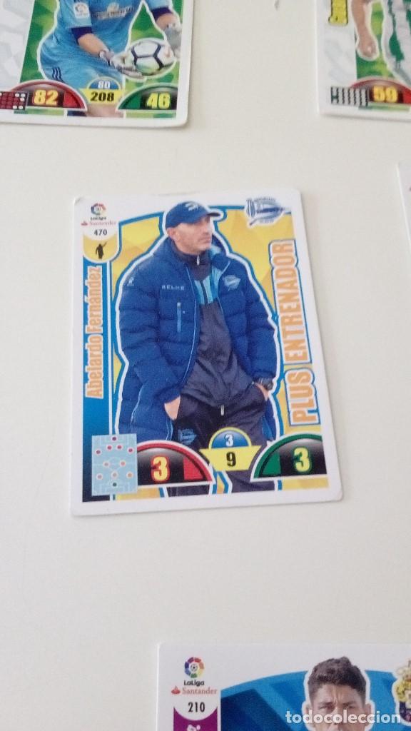 Football Stickers: PT18 CROMO 2017 2018 17 18 PANINI ADRENALYN XL DEPORTIVO ALAVES ABELARDO FERNANDO PLUS ENTRENADOR