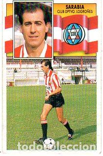 liga 90/91. sarabia. club deportivo logroñes. e - Buy Collectible football  stickers on todocoleccion