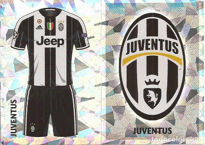 2016 2017 Escudo Equipacion Juventus Uefa Champions League Panini