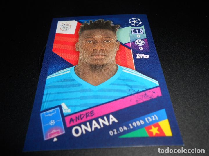 Andre Onana Topps Champions League 18//19 Sticker 532