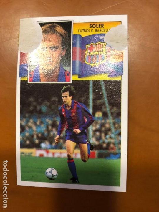 Cromos de f&uacute;tbol: este 90 91 soler - Foto 1