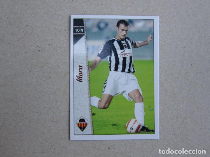 Cromos de F&uacute;tbol: FICHAS LIGA 2007 PLATINUM N&ordm; 970 MORA CASTELLON 06 07 MUNDICROMO 2006 2007