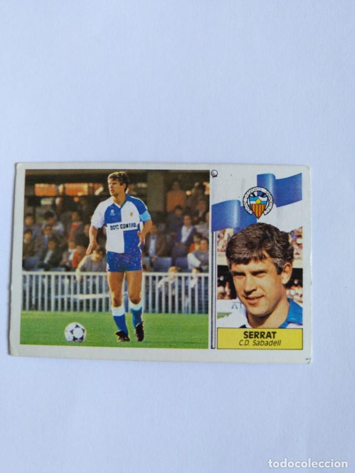 Cromos de f&uacute;tbol: Este 86 87 serrat del sabadell nunca pegado - Foto 1