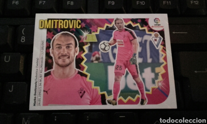 Cromos de f&uacute;tbol: CROMO 1 DIMITROVIC EIBAR 18 19 ESTE NUEVO - Foto 1