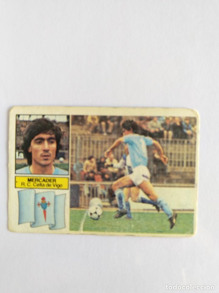 Cromos de f&uacute;tbol: Este 82 83 mercader del celta de vigo nunca pegado - Foto 1