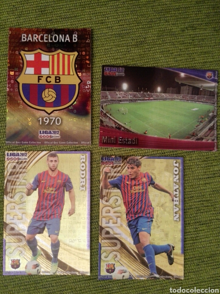Fc Barcelona B 4 Cards Mundicromo Liga 12 Ver Comprar Cromos De Futbol Antiguos En Todocoleccion