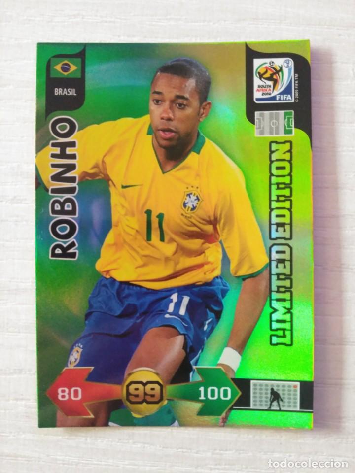 Figurine di Calcio: Robinho Brasil edition limited sudafrica edicion limitada mundial ADRENALYN 2010 10 world