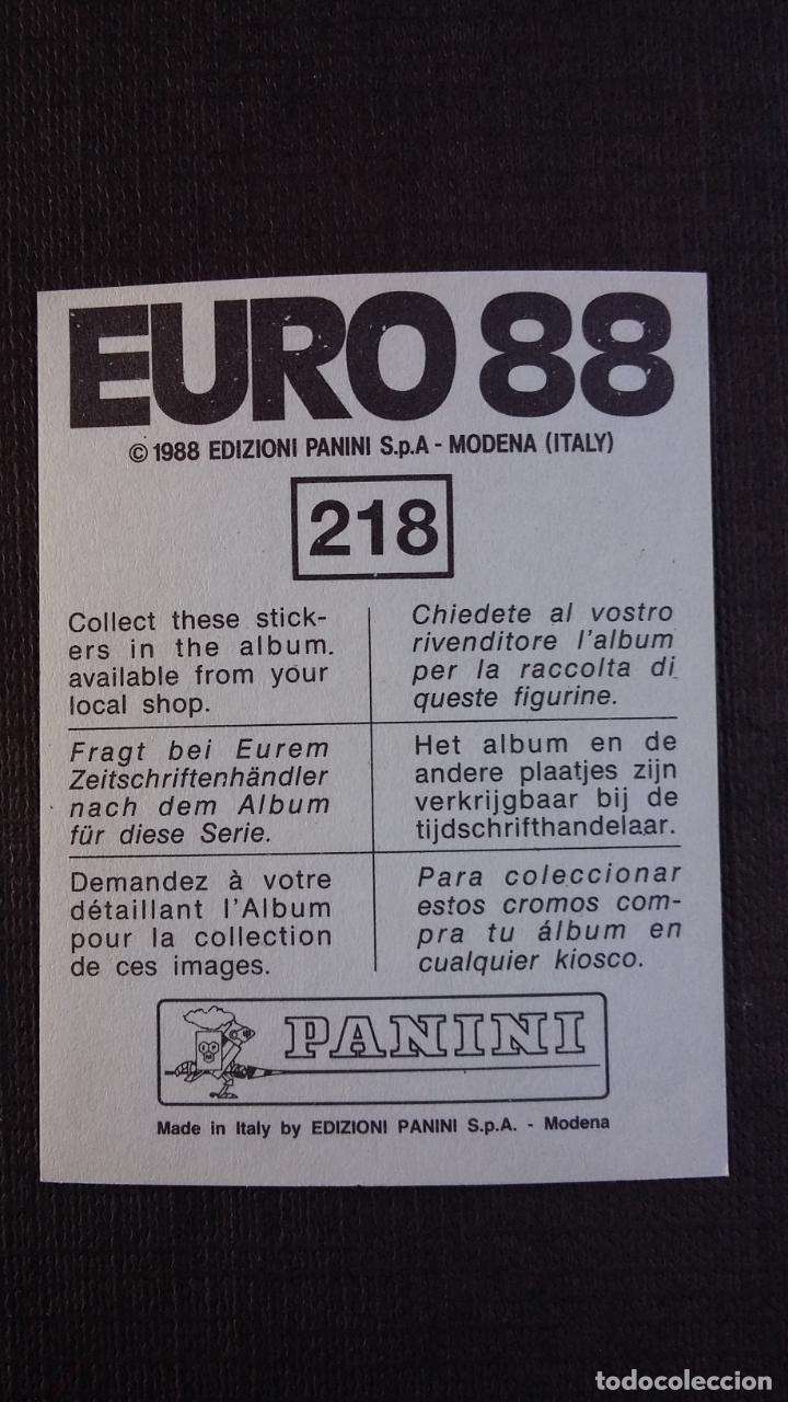 NEDERLAND -New 218 Figurina-Sticker n SPELBOS EURO '88 Panini 1988 