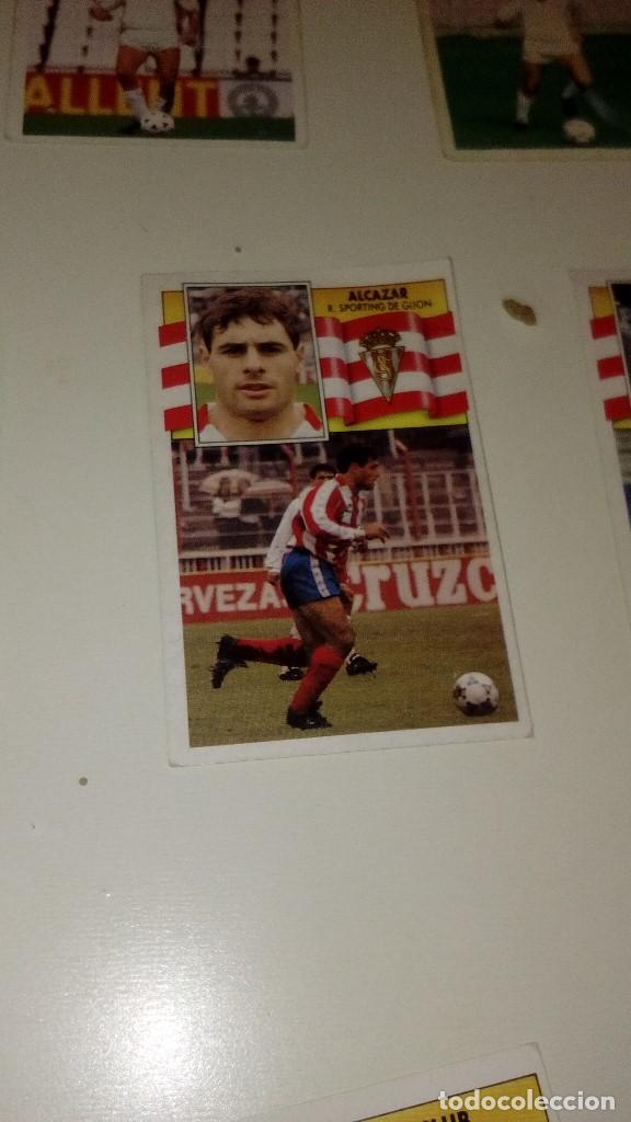 Fu&szlig;ball-Sticker: C-KISS80 LIGA ESTE 1990 1991 90 91 DESPEGADO FUTBOL SPORTING GIJON ALCAZAR