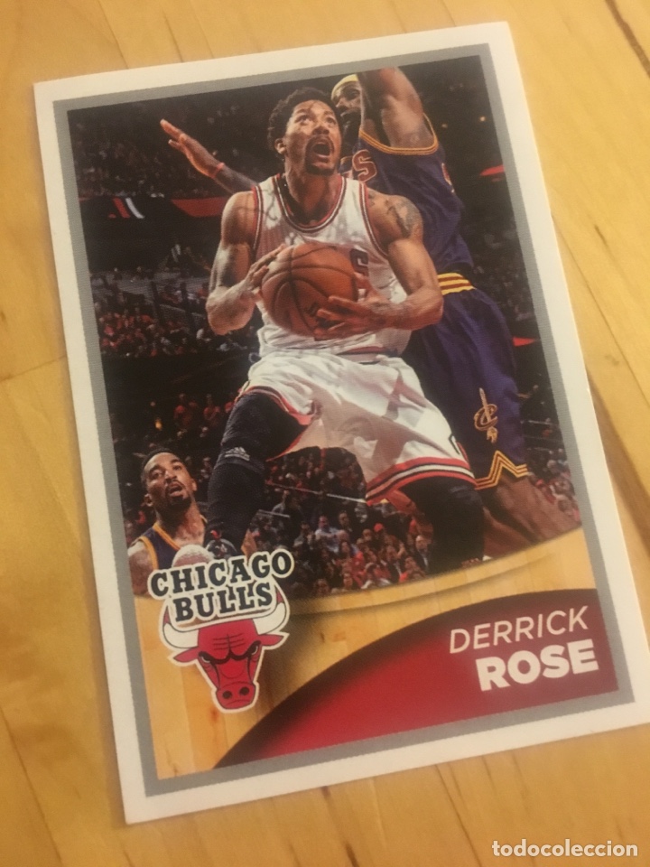 Cromos de f&uacute;tbol: Nba stickers 2015 2016 15 16 Chicago bulls rose sin pegar