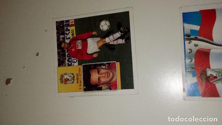 Figurine di Calcio: C-KISS80 LIGA EDICIONES ESTE 1992 1993 92 93 FUTBOL BURGOS JOSEBA AGUIRRE SIN PEGAR D