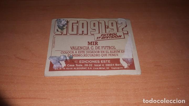 Cromos de f&uacute;tbol: Cromo Mir - Foto 2