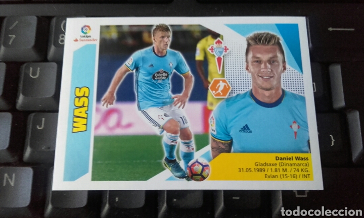 Cromos de f&uacute;tbol: CROMO 9 WASS CELTA ESTE 17 18 NUEVO - Foto 1