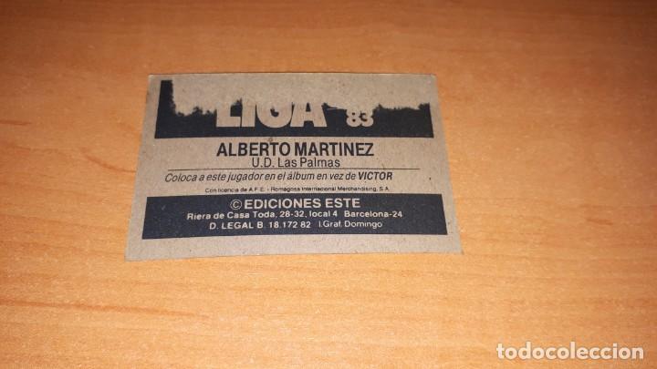 Cromos de f&uacute;tbol: Cromo martinez - Foto 2
