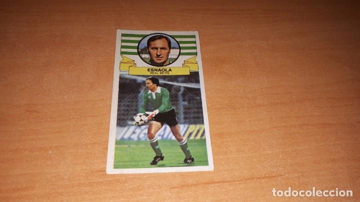 Cromos de F&uacute;tbol: Cromo esnaola