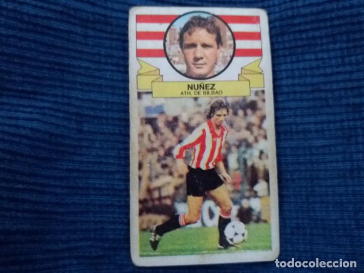 Cromos de f&uacute;tbol: 85/86 ESTE. Ath. Bilbao nu&ntilde;ez - Foto 1
