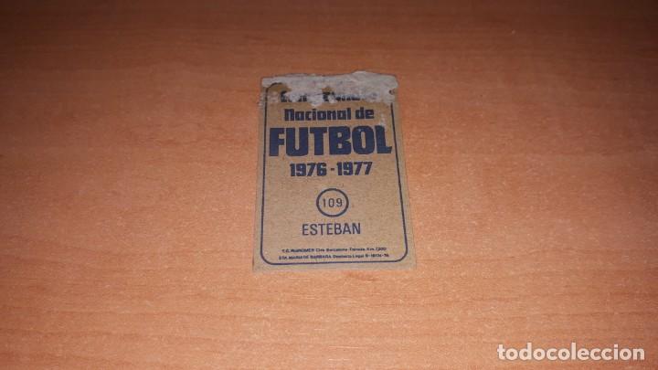 Cromos de f&uacute;tbol: Cromo esteban - Foto 2