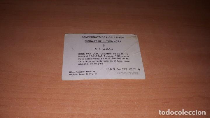 Cromos de f&uacute;tbol: Cromo van dijk - Foto 2