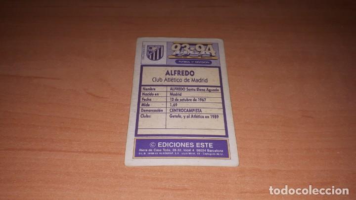 Cromos de f&uacute;tbol: Cromo alfredo - Foto 2
