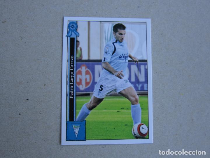 Figurine di Calcio: MUNDICROMO FICHAS LIGA 2006 PLATINUM N&ordm; 888 PEDRO LARGO POLIDEPORTIVO EJIDO 05 06 2005 2006 NUEVO