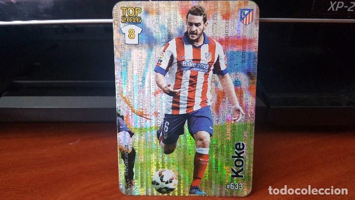 Cromos de F&uacute;tbol: MUNDICROMO LAS FICHAS DE LA LIGA 2016 OFFICIAL QUIZ GAME KOKE 633 SECURITY