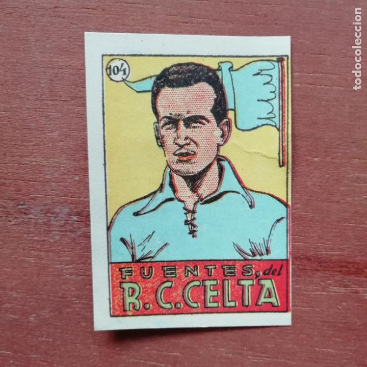 Cromos de f&uacute;tbol: Celta. Fuentes. Cromo antiguo - Foto 1