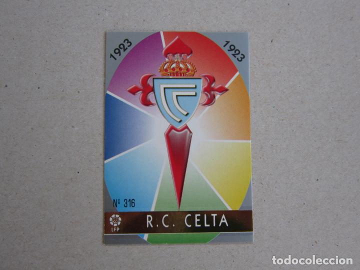 Cromos de f&uacute;tbol: MUNDICROMO FICHAS LIGA 97 98 N&ordm; 316 ESCUDO CELTA 1997 1998 NUEVO