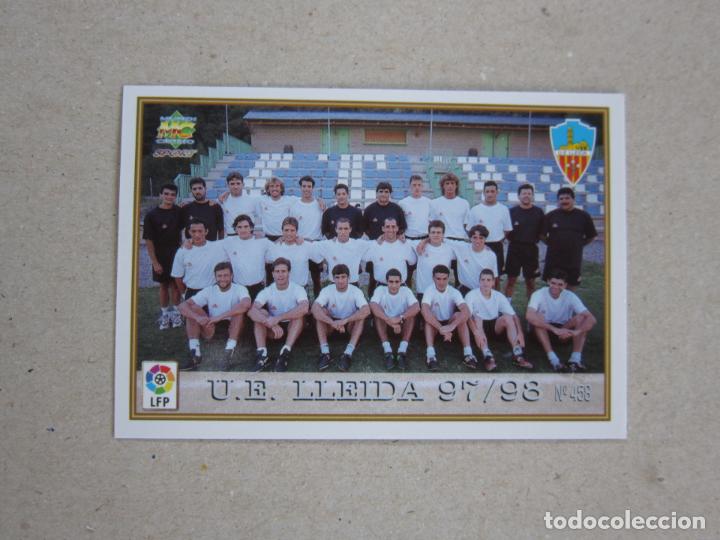 Cromos de f&uacute;tbol: MUNDICROMO FICHAS LIGA 97 98 N&ordm; 458 PLANTILLA / ESCUDO LLEIDA 1997 1998 NUEVO