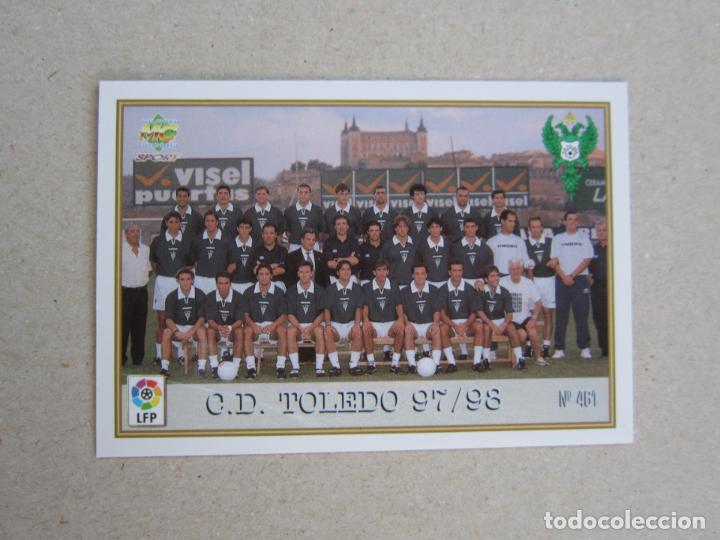 Cromos de F&uacute;tbol: MUNDICROMO FICHAS LIGA 97 98 N&ordm; 461 PLANTILLA / ESCUDO TOLEDO 1997 1998 NUEVO