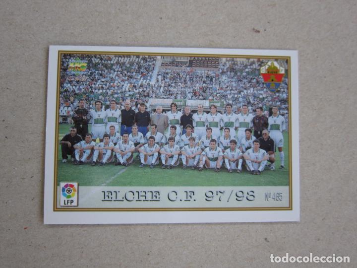 Cromos de F&uacute;tbol: MUNDICROMO FICHAS LIGA 97 98 N&ordm; 465 PLANTILLA / ESCUDO ELCHE 1997 1998 NUEVO