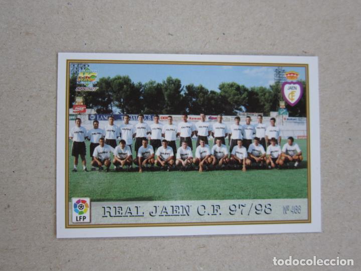 Cromos de F&uacute;tbol: MUNDICROMO FICHAS LIGA 97 98 N&ordm; 466 PLANTILLA / ESCUDO JAEN 1997 1998 NUEVO