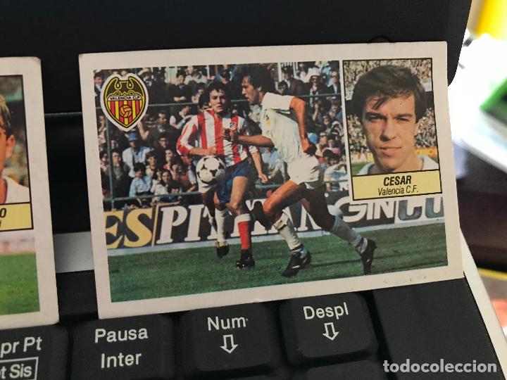 Cromos de f&uacute;tbol: ESTE 84-85 BAJA CESAR VALENCIA - Foto 1
