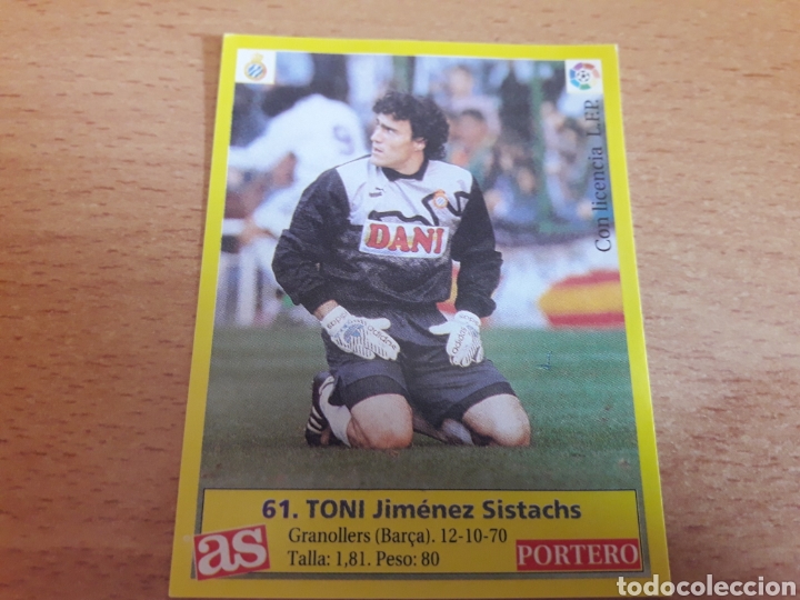 Figurine di Calcio: Liga as 95 96 no panini, cromo 61 Toni