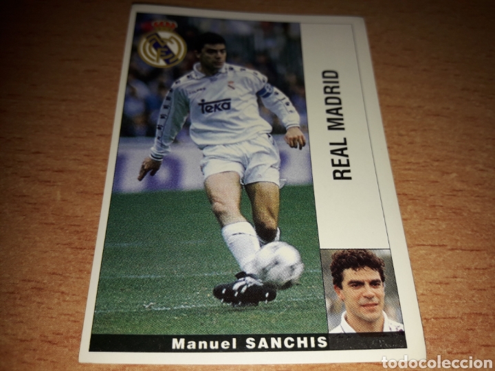 Cromos de F&uacute;tbol: Panini liga 1995 1996 95 96 Sanch&iacute;s Real Madrid
