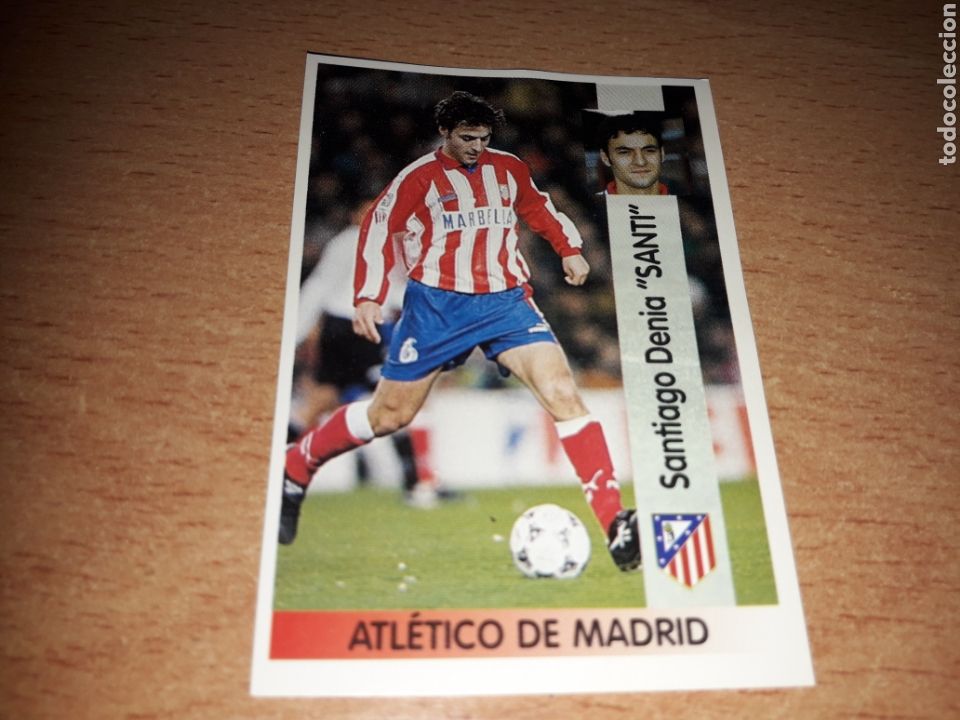 Football Stickers: Liga panini 96 97 4 Santi Atl&eacute;tico de Madrid