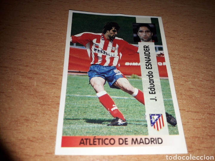 Figurine di Calcio: Liga panini 96 97 12 Esnaider Atl&eacute;tico de Madrid