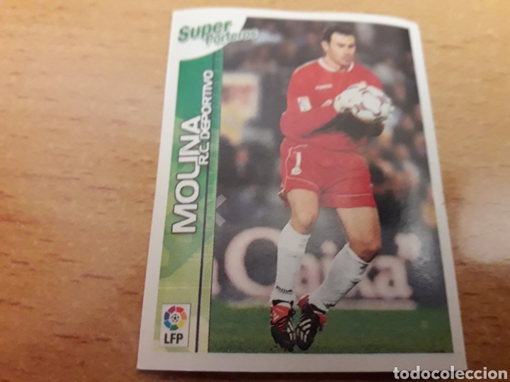 Fu&szlig;ball-Sticker: Panini superliga de estrellas 2003 2004 03 04 5 Molina Deportivo de la Coru&ntilde;a s&uacute;per porteros