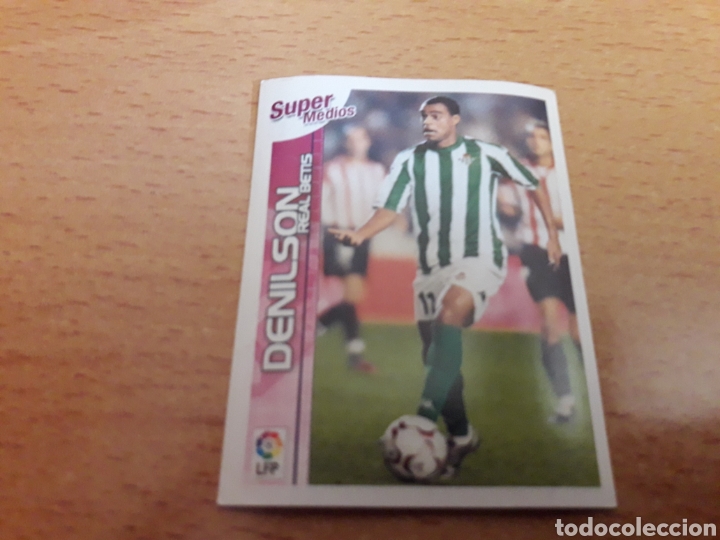 Cartes &agrave; collectionner de Football: Panini superliga de estrellas 2003 2004 03 04 24 Denilson Real Betis super medios