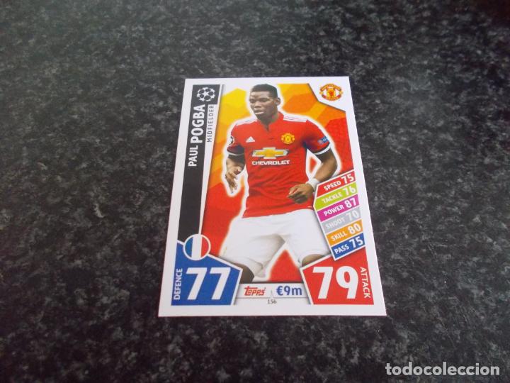 NÂº 156 Paul Pogba Manchester United Mat Sold Through Direct Sale 145249010