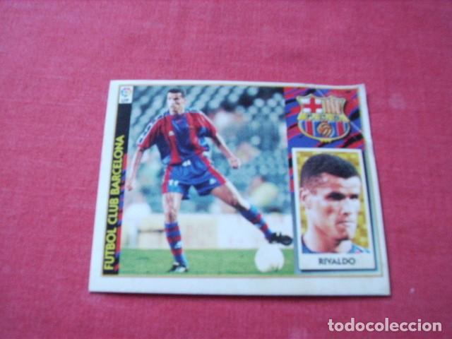 Cromos de f&uacute;tbol: ESTE 97-98 COLOCA RIVALDO BARCELONA VENTANILLA - Foto 1